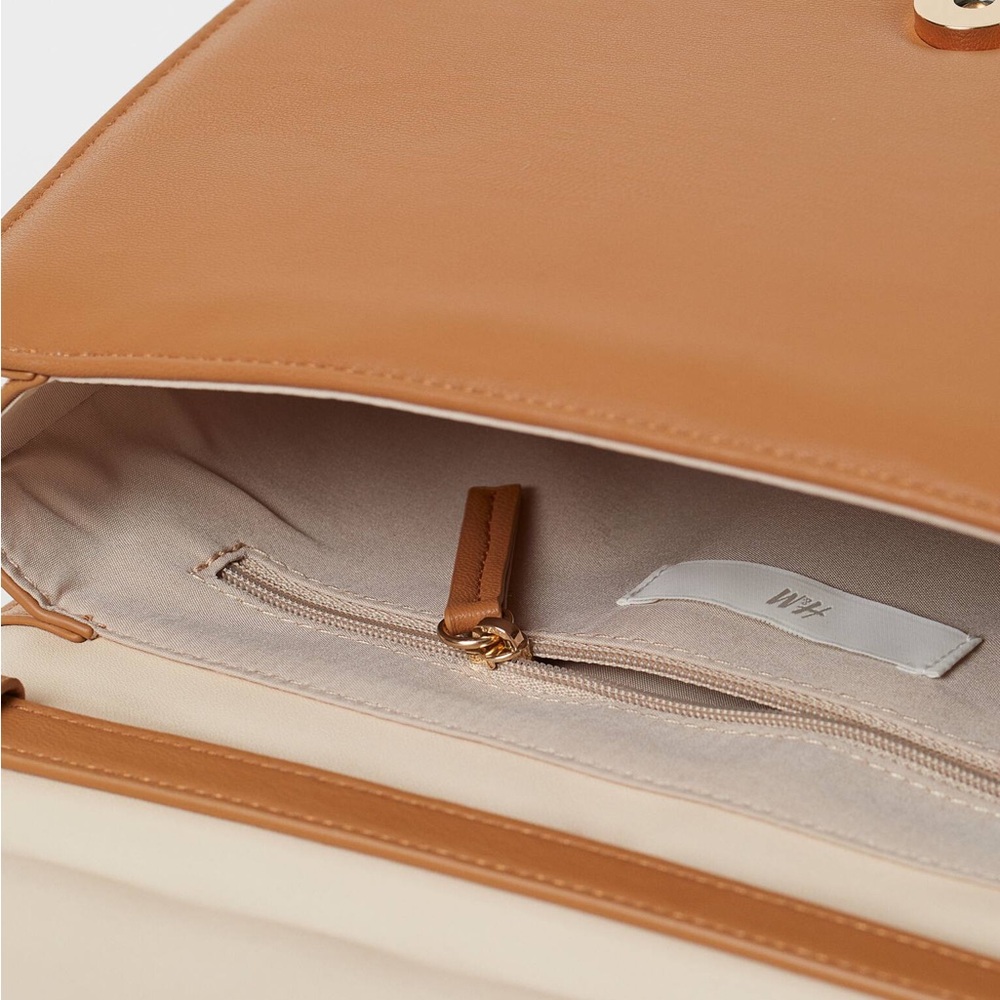 H&M Tan Quilted Crossbody Bag - Picture 5 of 8